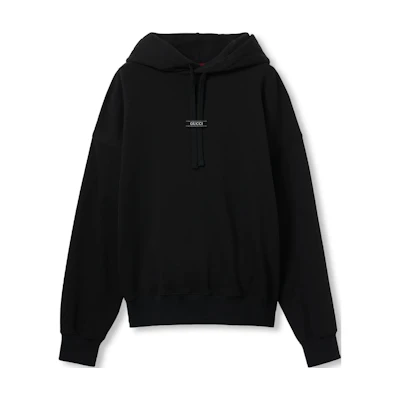 Gucci Lido SS24 Black Logo Hoodie Solid Color Long Sleeve 788090-XJGJ7-1043