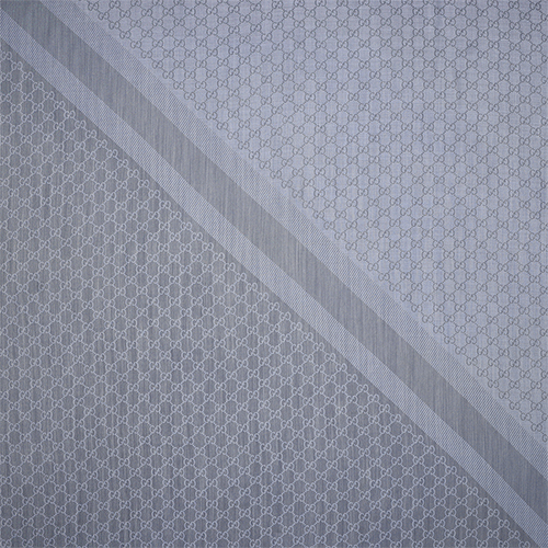 Shop Bufanda Unisex GUCCI Gris Claro de Lana Edición para Parejas. 281942-3G704-1962