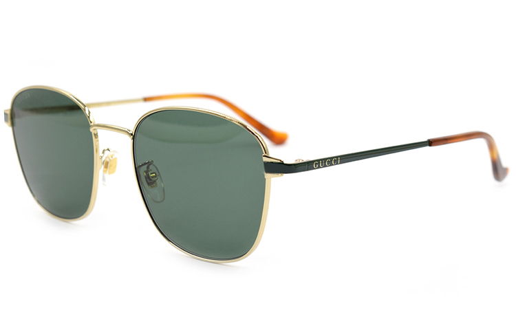 GUCCI Lightweight Metal-Inspired Sunglasses in Dark Green GG0575SK-004 圖 3