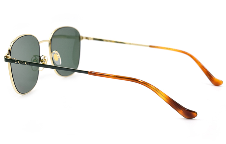 GUCCI Lightweight Metal-Inspired Sunglasses in Dark Green GG0575SK-004 圖 4