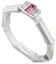 Order GUCCI Link to Love 18K White Gold Tourmaline Diamond Unisex Silver Ring. 662257J84W5
