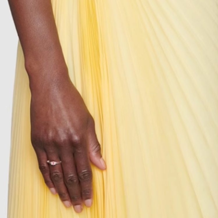 GUCCI Link to Love 18K White Gold Tourmaline Diamond Unisex Silver Ring. 662257J84W5 圖 5