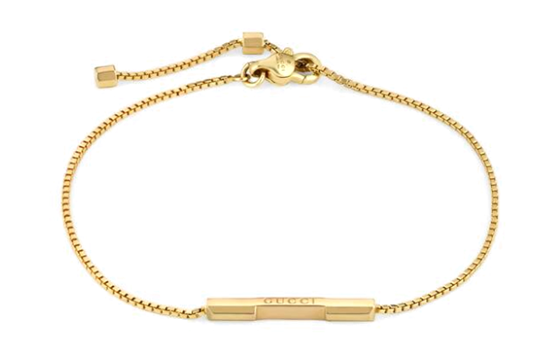Lookbook GUCCI Link to Love Gelang Bar Loket Emas - Edisi Pasangan 662106-J8500-8000