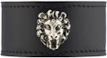 Lookbook GUCCI 獅頭真皮金屬手鏈 男女通用時尚飾品 729061-IAAAX-8127