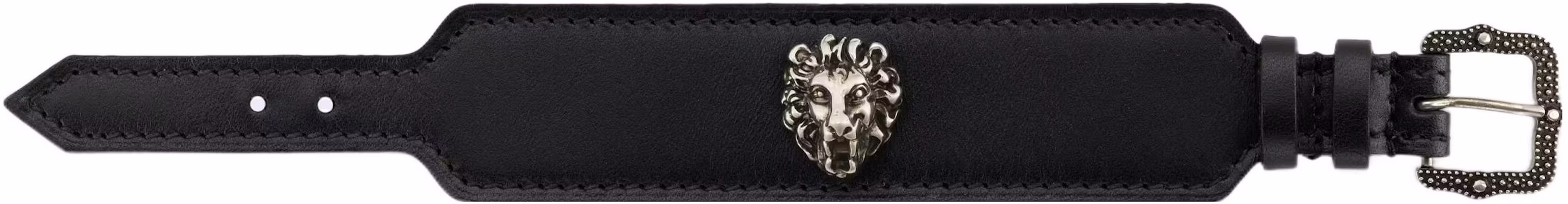 GUCCI 獅頭真皮金屬手鏈 男女通用時尚飾品 729061-IAAAX-8127 Shop GUCCI 獅頭真皮金屬手鏈 男女通用時尚飾品 729061-IAAAX-8127