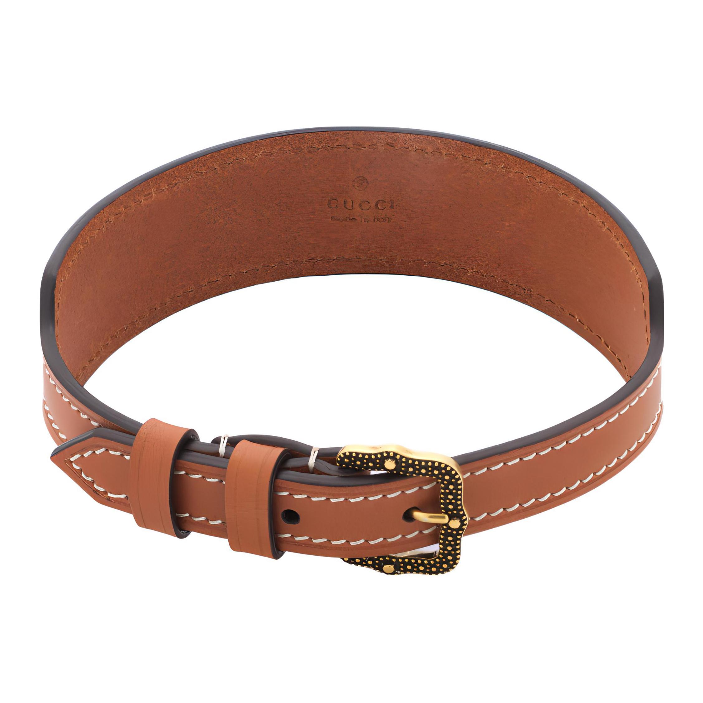 GUCCI Lion Head Leather Necklace Unisex Couple Design. 729088-IAACF-8027 圖 3