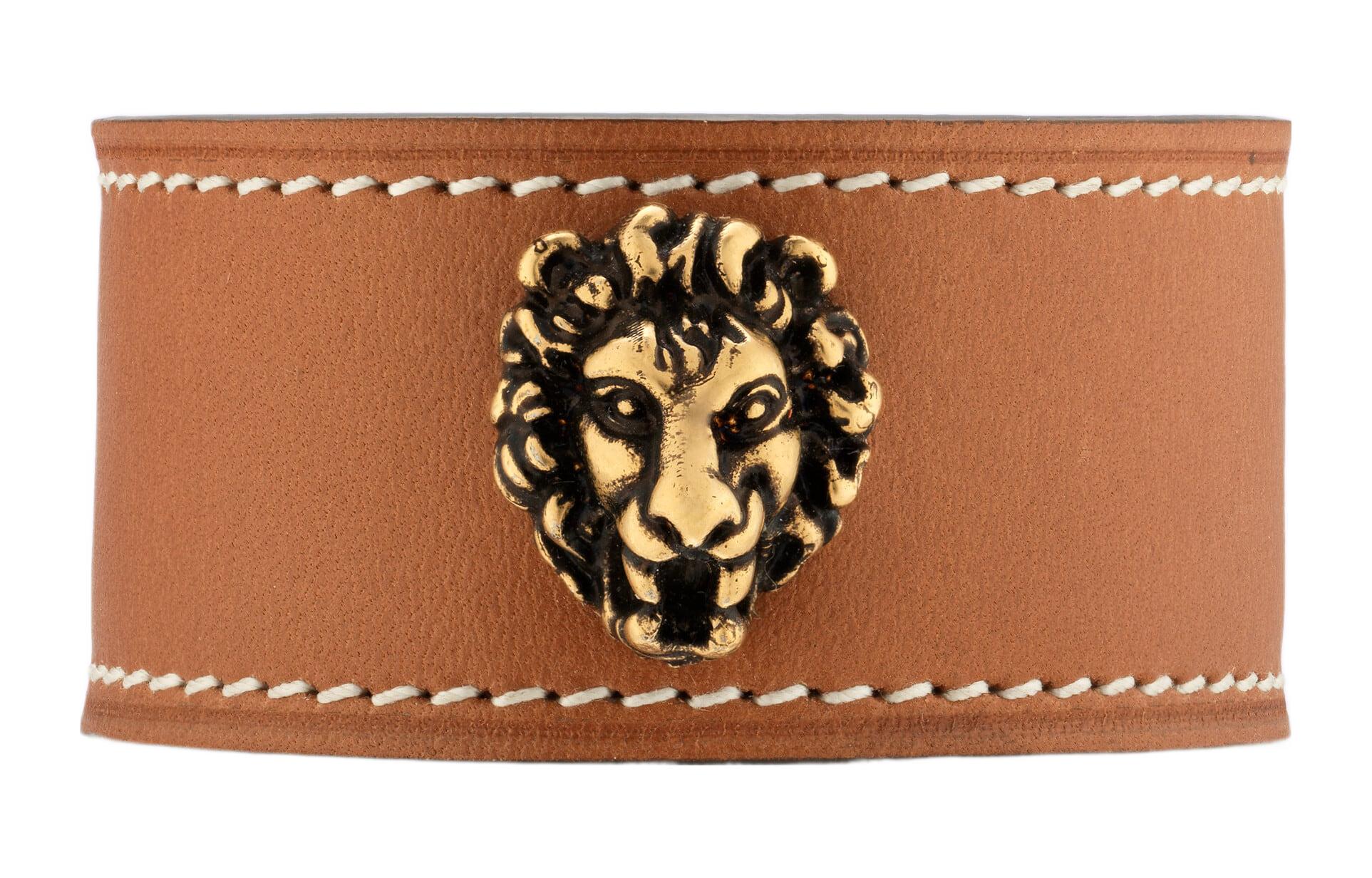 GUCCI Lion Leather Bracelet Unisex Couple Design. 729061-IAACF-8027 圖 2