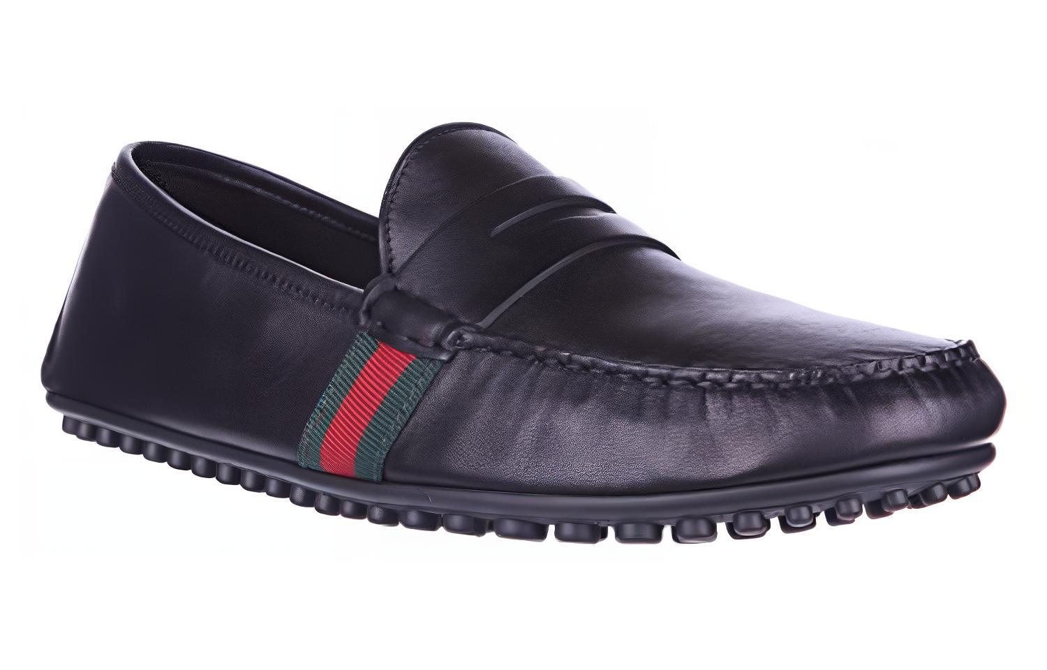 Order 古驰乐福鞋'黑色舒适' 407411-BTRE0-1060