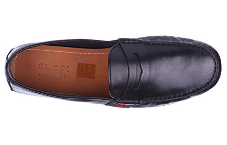 Purchase 古驰乐福鞋'黑色舒适' 407411-BTRE0-1060