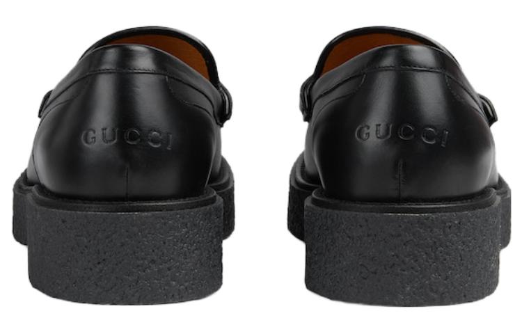 Purchase GUCCI古馳 牛皮革 百搭舒適 樂福鞋 男款 黑色