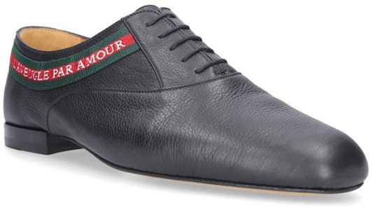 GUCCI 古驰 皮革印花樂福鞋 黑色 Order GUCCI 古驰 皮革印花樂福鞋 黑色