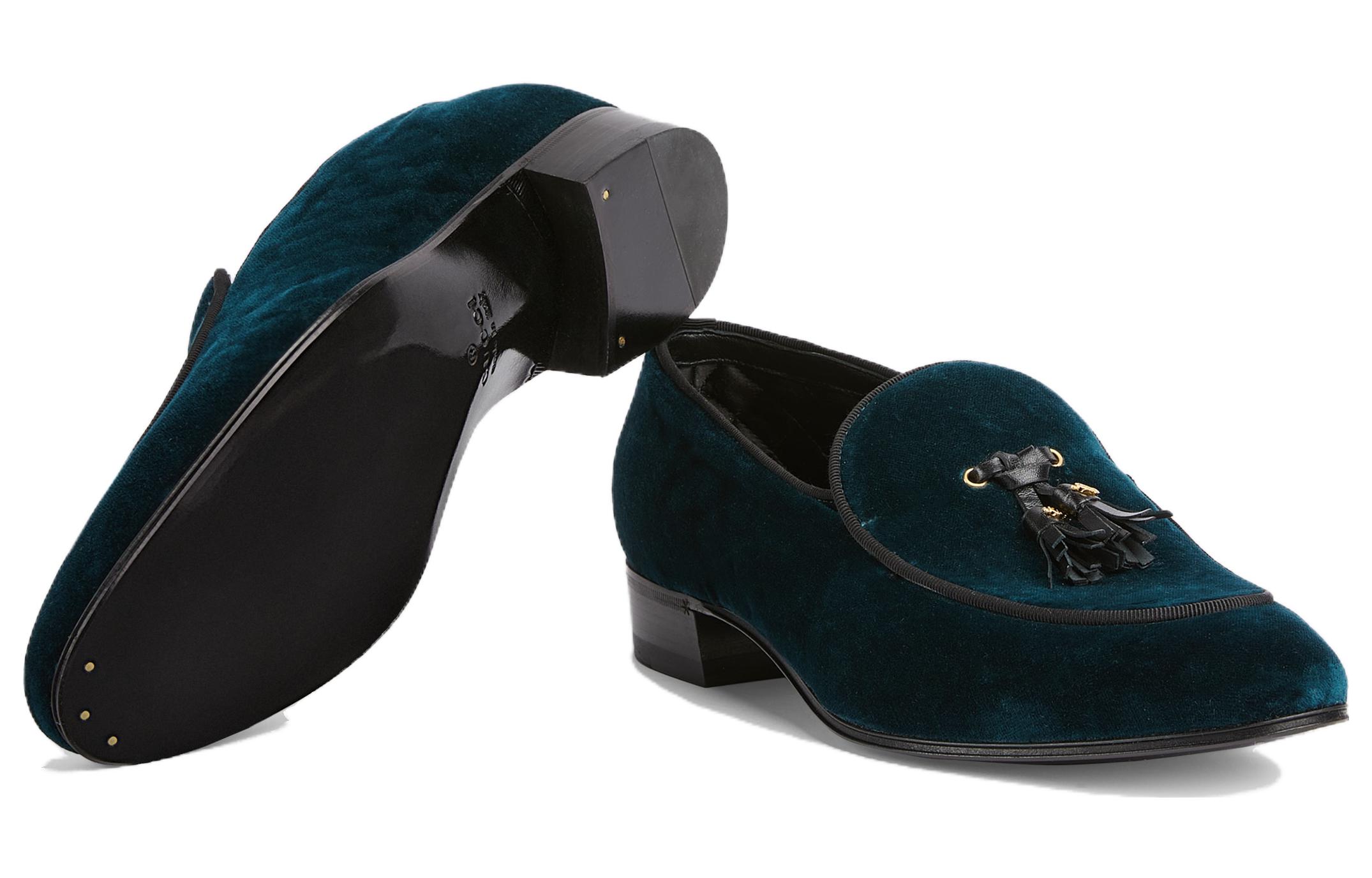 Purchase Gucci Loafer 'Biru Suede' 771086-FACL8-4441