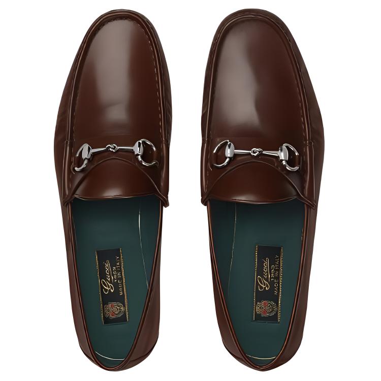 Shop Mocassin Gucci ''Marron'' 757769-AACFG-2103
