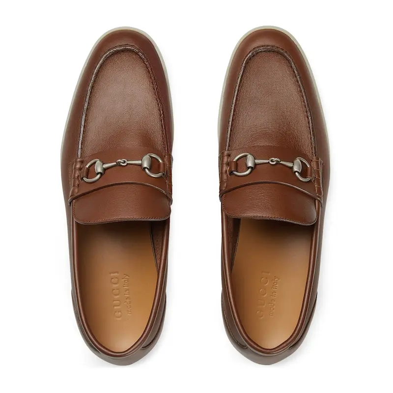 Shop Gucci Loafer 'Kulit Coklat' 782672-1XH00-2103