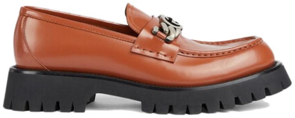Gucci Loafers Coklat dengan Logo G Terhubung 752093-DS800-6338 Order Gucci Loafers Coklat dengan Logo G Terhubung 752093-DS800-6338
