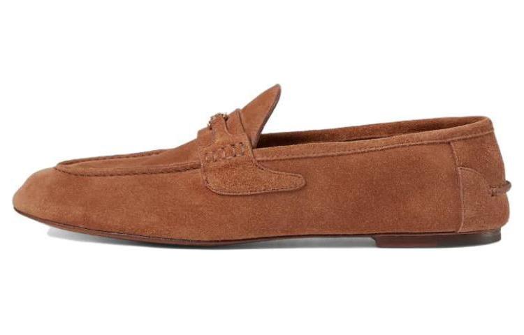 Buy グッチ スエードローファー (ブラウン) 771339-AACVH-2535