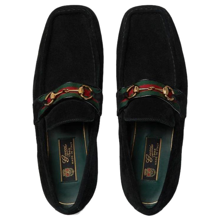 Shop Gucci Mocasín 'Comodidad Moda Negro' 757771-AACML-1097