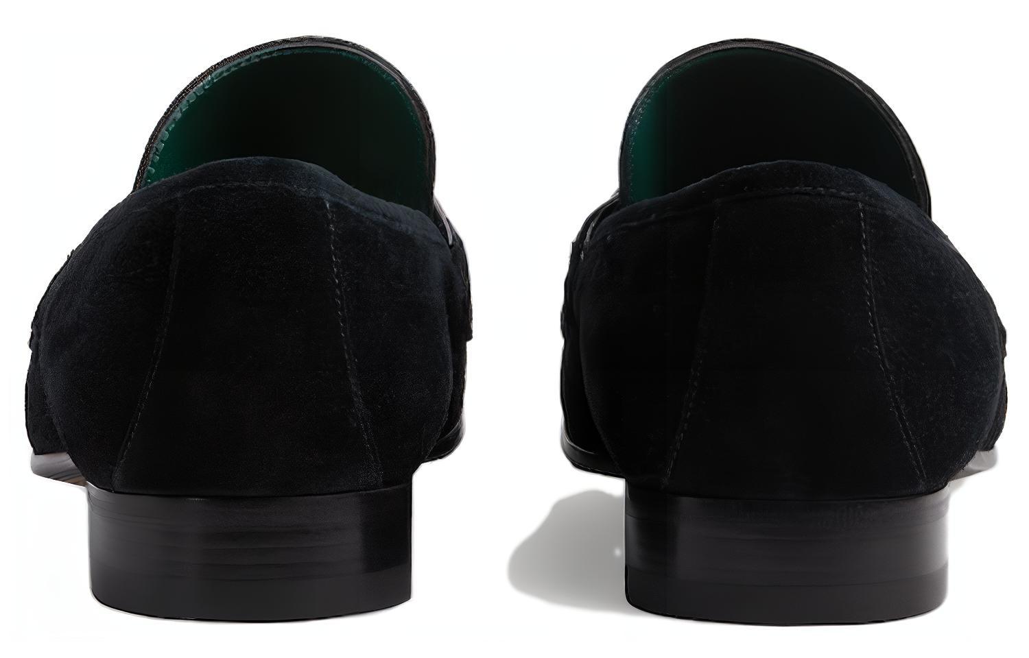 Purchase Gucci Mocasín 'Comodidad Moda Negro' 757771-AACML-1097