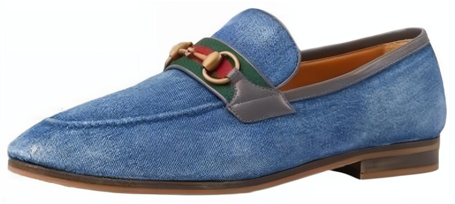 グッチ デニムブルー ローファー 759474-FACTP-4142 Buy グッチ デニムブルー ローファー 759474-FACTP-4142