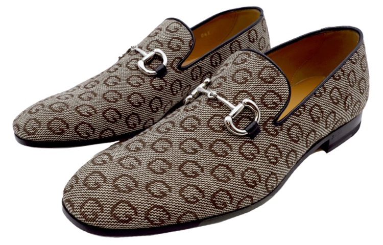 Order Mocassini Gucci ''Stampa Double G - Marrone Scuro'' 649480-2KU10-2190