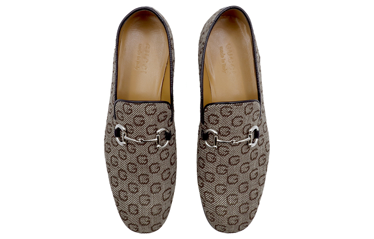 Lookbook Mocassini Gucci ''Stampa Double G - Marrone Scuro'' 649480-2KU10-2190