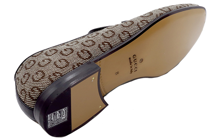 Purchase Mocassini Gucci ''Stampa Double G - Marrone Scuro'' 649480-2KU10-2190
