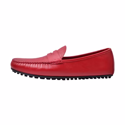 Gucci Loafer 'Double G Red Leather'