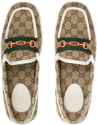 Gucci GG Supreme Driving Shoes 'Neutrals' 655516-2HK70-9794 Shop Gucci GG Supreme Driving Shoes 'Neutrals' 655516-2HK70-9794