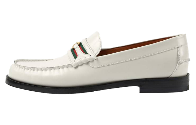 Buy グッチ エピローグ GG ホワイト ローファー 644724-17X10-9094