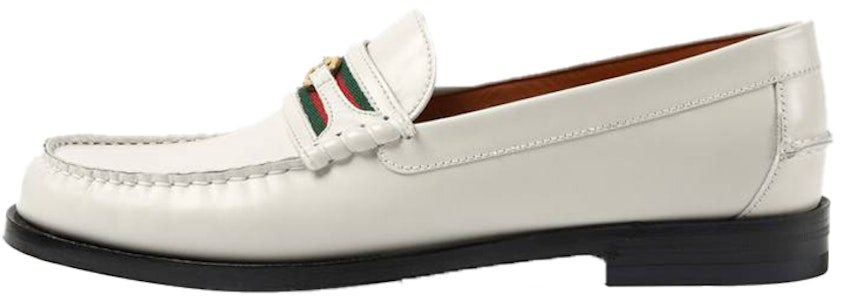 GUCCI 古馳 Epilogue 雙G 時尚休閒樂福鞋 白 Buy GUCCI 古馳 Epilogue 雙G 時尚休閒樂福鞋 白