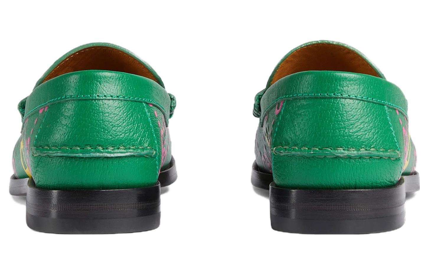 Purchase GUCCI古馳時尚圓頭樂福鞋男款綠色