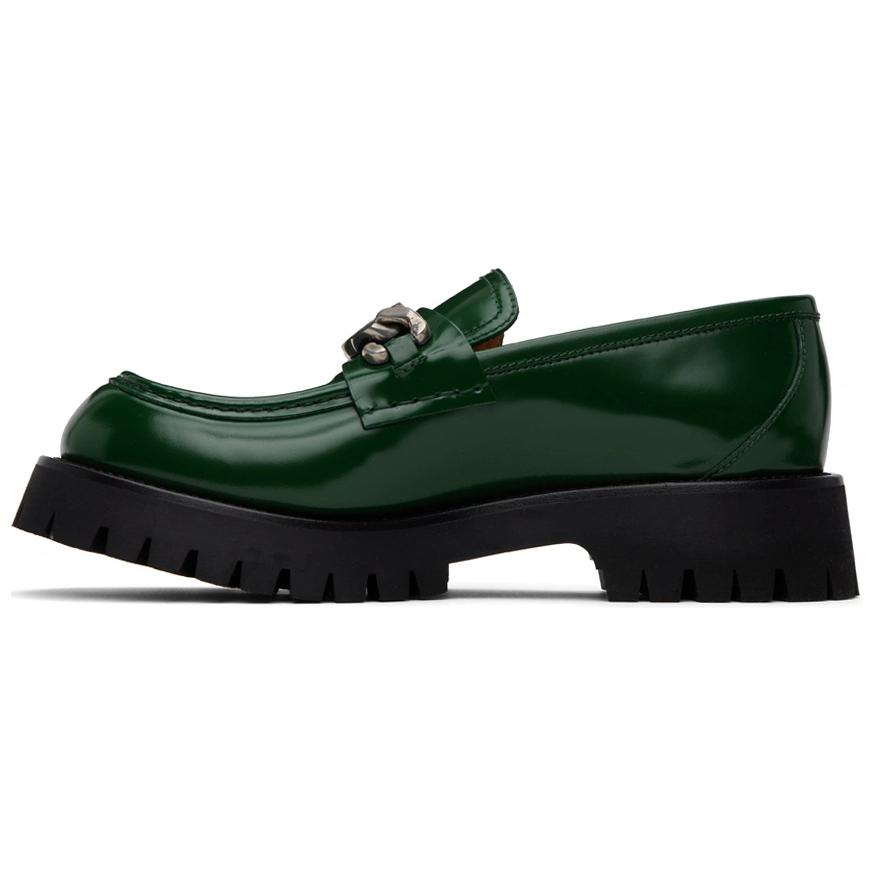 Gucci Loafer 'Green Black' 752093-DS800-3154