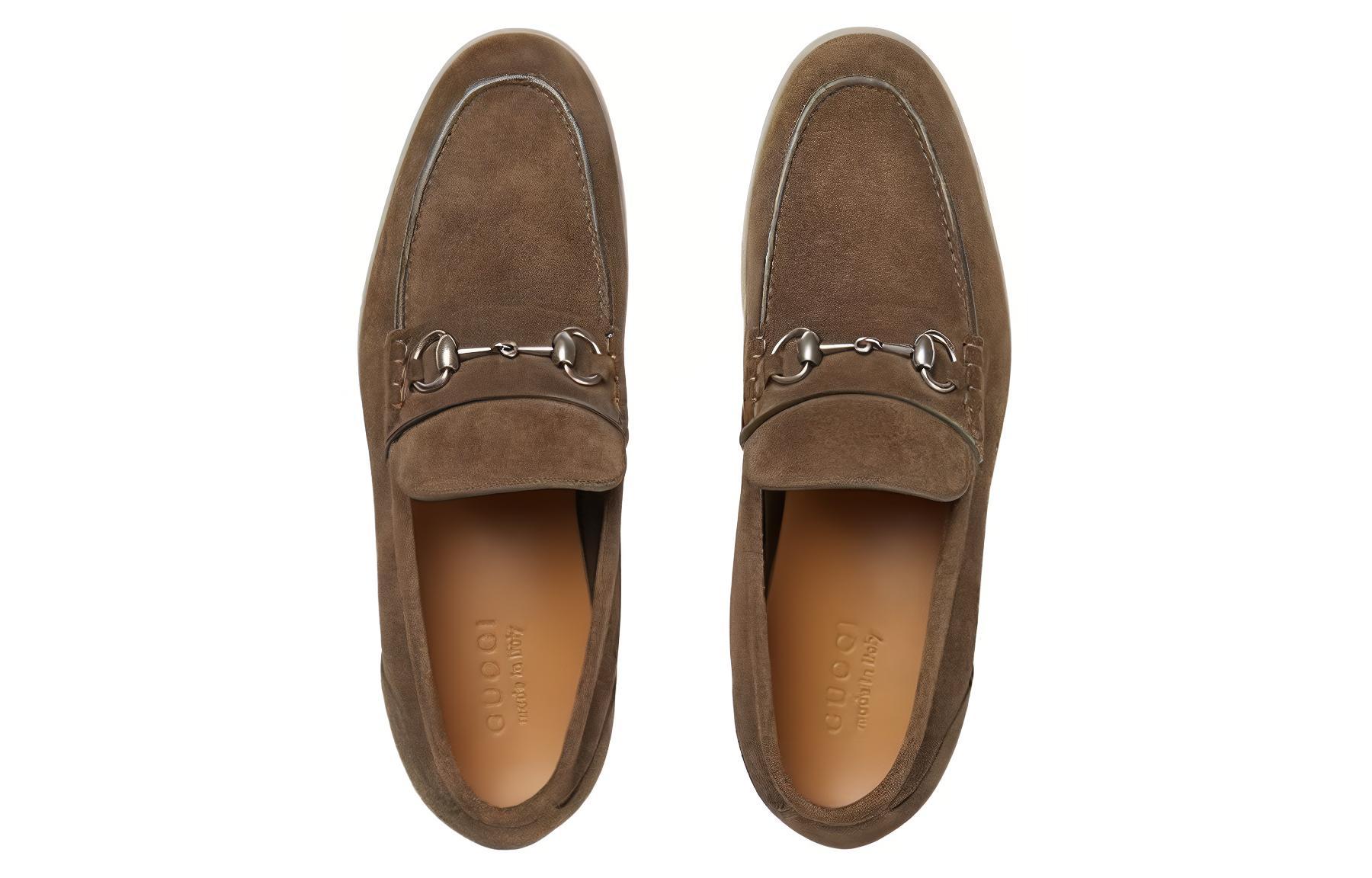 Shop Gucci Loafer 'Horsebit - Olive Green' 782672-AACVH-3306