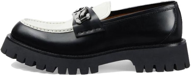 グッチ ホースビットローファー 黒オフホワイト 752093-DS8J0-1072 Buy グッチ ホースビットローファー 黒オフホワイト 752093-DS8J0-1072