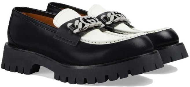 グッチ ホースビットローファー 黒オフホワイト 752093-DS8J0-1072 Order グッチ ホースビットローファー 黒オフホワイト 752093-DS8J0-1072