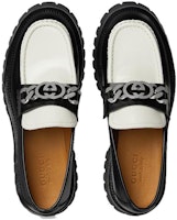 GUCCI古馳 皮革 潮流時尚 樂福鞋 男款 黑白 Lookbook GUCCI古馳 皮革 潮流時尚 樂福鞋 男款 黑白