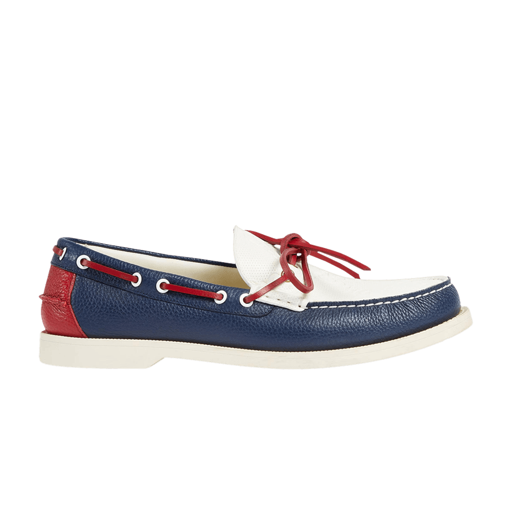 Gucci Loafer 'White Blue Red' 745968-AAB6P-4141