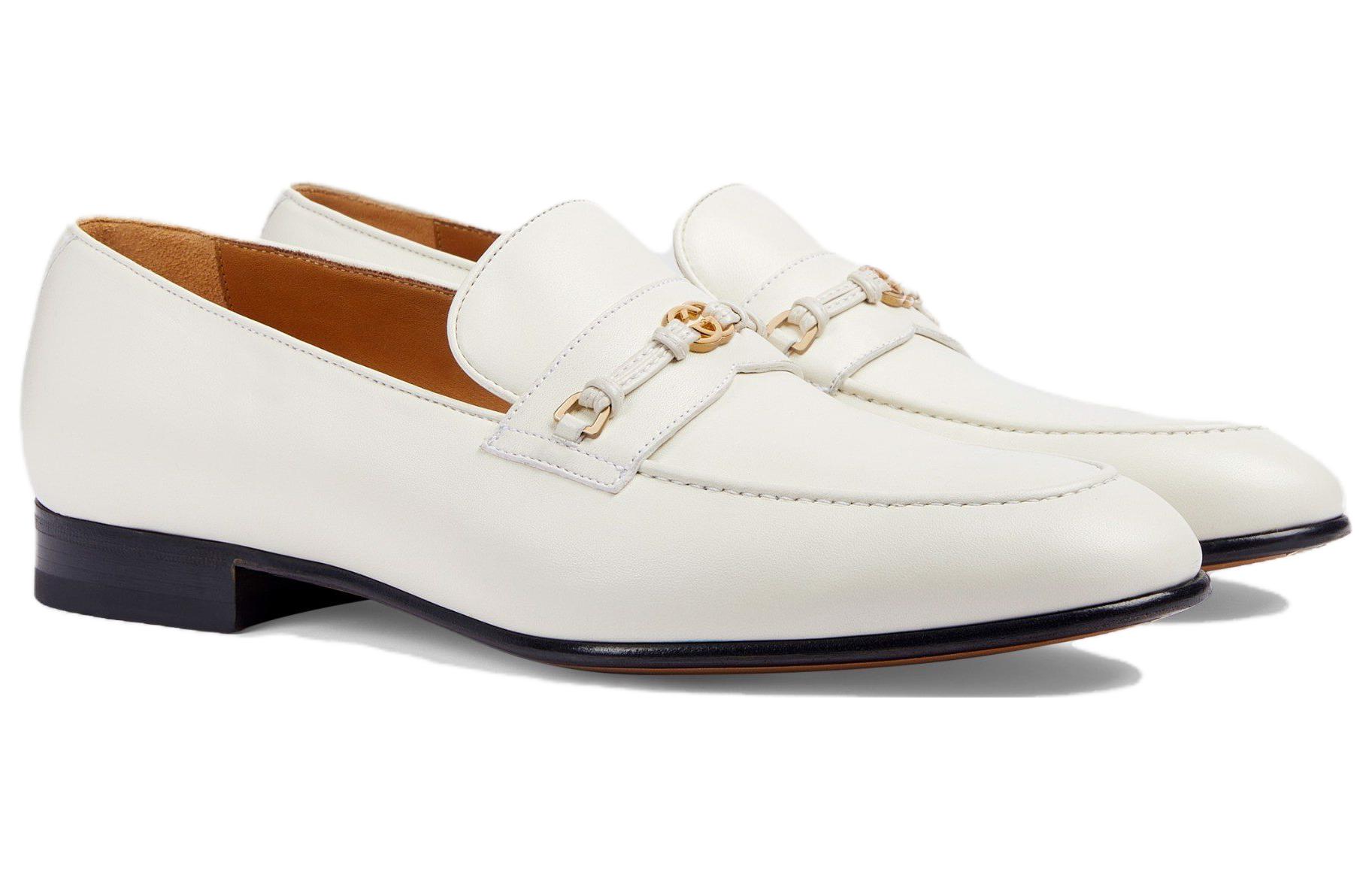 Lookbook Gucci 白色乐福鞋 '锋利时尚' 738468-AABUV-9110