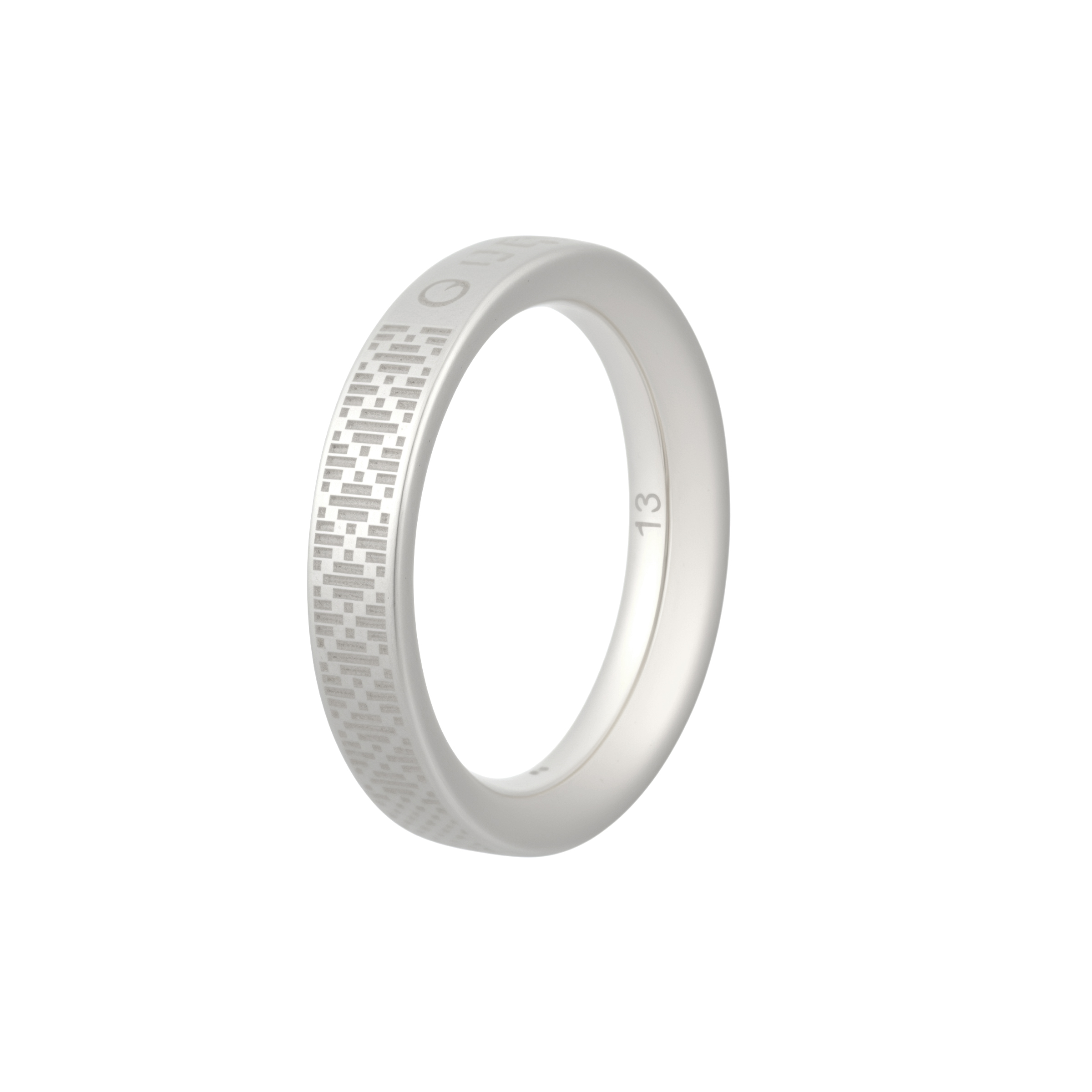 GUCCI Logo 925 Sterling Silver Ring Unisex Couple Design - Silver. 843813J8400