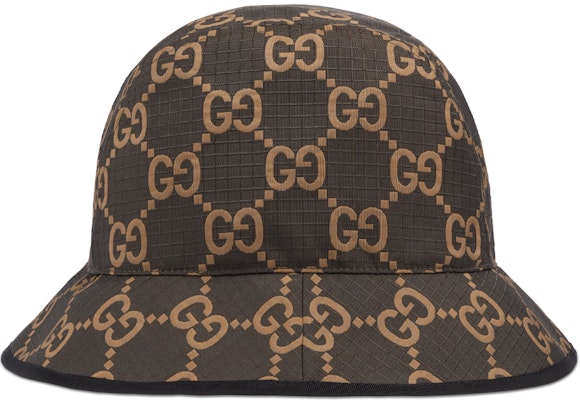 Topi Baldi GUCCI Logo Coklat Unisex Gaya Pasangan. 7683784HA5N8660 Lookbook Topi Baldi GUCCI Logo Coklat Unisex Gaya Pasangan. 7683784HA5N8660