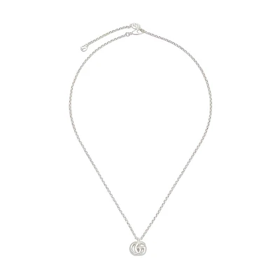 GUCCI Logo Design Necklace - Women Silver 770724J8400