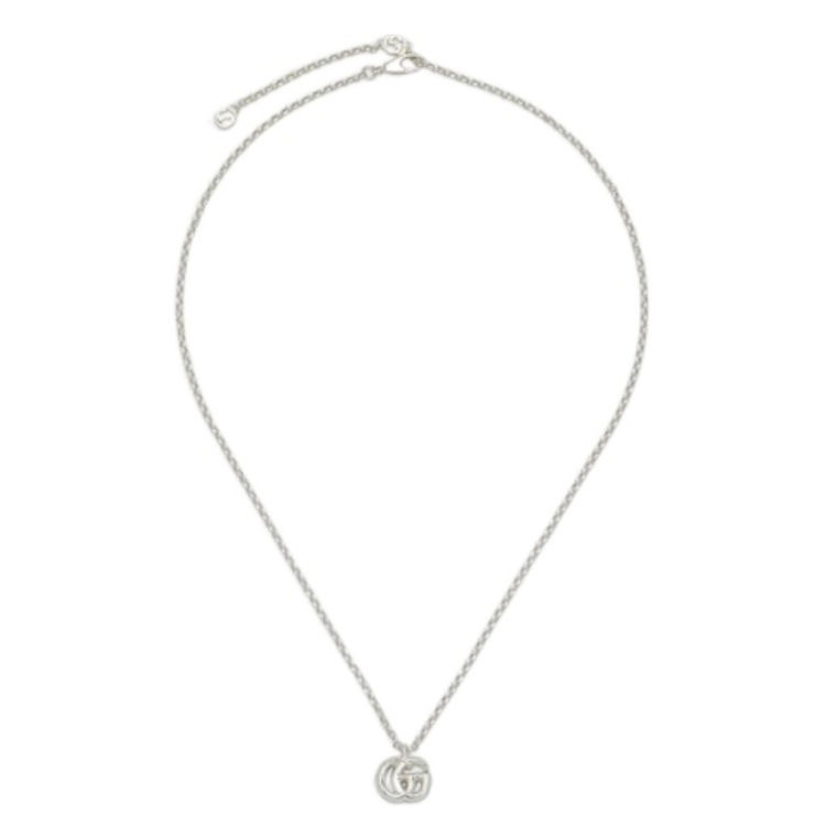 Lookbook GUCCI Logo Design Necklace - Women Silver 770724J8400