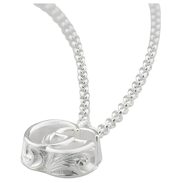 Purchase GUCCI Logo Design Necklace - Women Silver 770724J8400