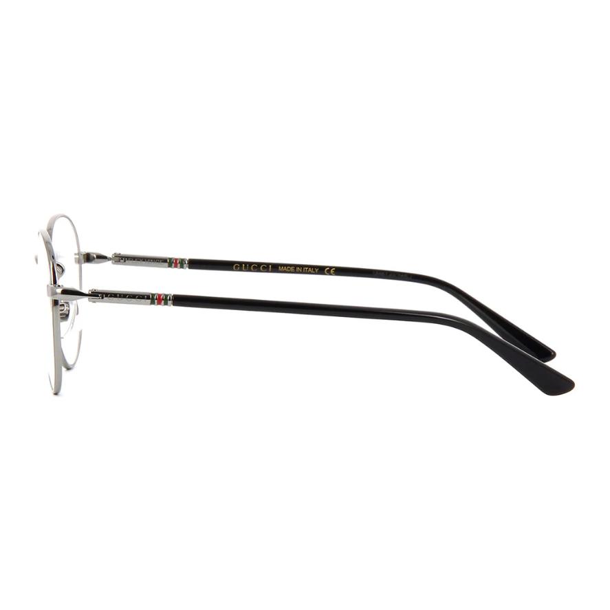 GUCCI Logo Design Round Optical Frame Glasses for Men - Grey. GG0392O001 圖 2