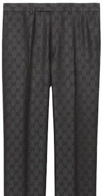 GUCCI Logo Double-Breasted Mid-Waist Straight Suit Men Grey 721170-ZAKF8-1161 Sizing GUCCI Logo Double-Breasted Mid-Waist Straight Suit Men Grey 721170-ZAKF8-1161