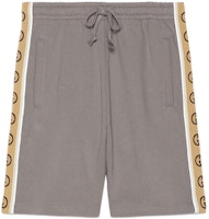 Gucci Logo Drawstring Casual Shorts for Men Grey 630715-XJBUW-1233 Gucci Logo Drawstring Casual Shorts for Men Grey 630715-XJBUW-1233