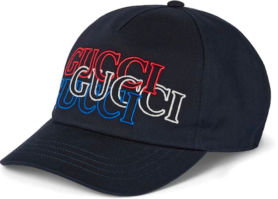 GUCCI Logo Embroidered Canvas Baseball Cap Unisex Couple Style - Black. 7885484HA9X4100 Buy GUCCI Logo Embroidered Canvas Baseball Cap Unisex Couple Style - Black. 7885484HA9X4100