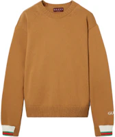 Gucci Logo Embroidered Crewneck Sweatshirt Beige 784488-XKD1J-2311 Gucci Logo Embroidered Crewneck Sweatshirt Beige 784488-XKD1J-2311