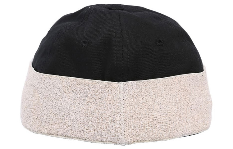 Shop GUCCI 標誌刺繡戶外遮陽棉質棒球帽 黑/白 男女適用 492545-4HC56-1077