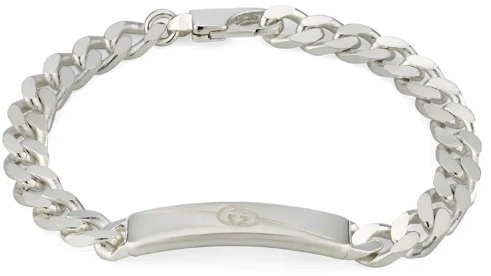 GUCCI 字母雕刻925純銀手鍊 情侶款 中性款 - 銀色 774054J84008106 Order GUCCI 字母雕刻925純銀手鍊 情侶款 中性款 - 銀色 774054J84008106